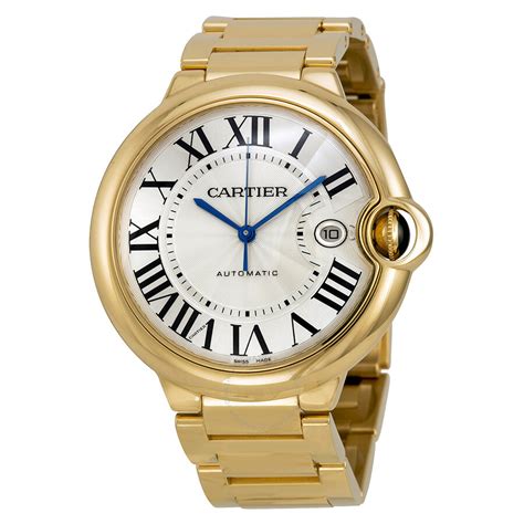 gold plated cartier|cartier 18k gold watch price.